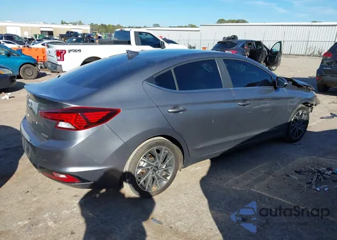 2019 Hyundai Elantra Limited из США, поврежденный, VIN 5NPD84LF7KH497863